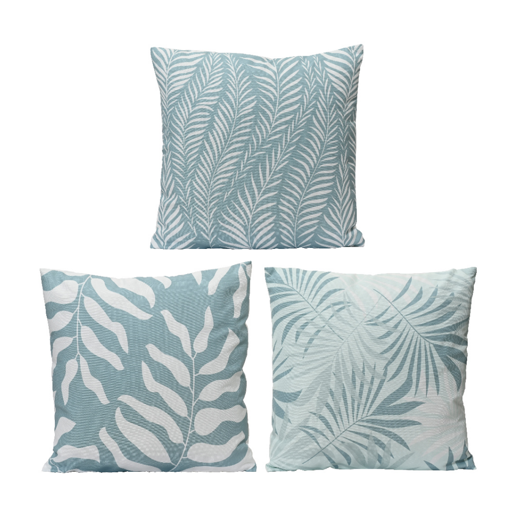 Decoris Sierkussen Buiten Takken Groen 45 x 45 x 4 cm