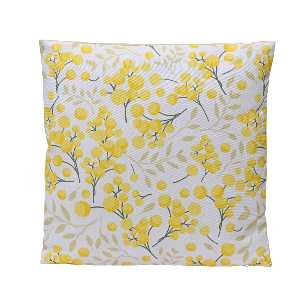Decoris Sierkussen Buiten Geel 45 x 45 x 8 cm