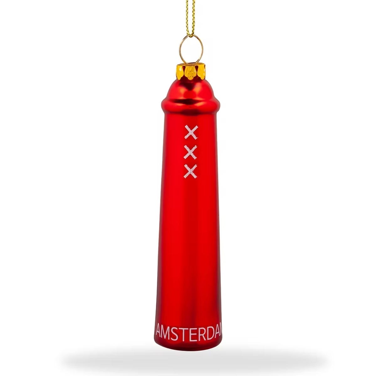 De Ballen Uit Kerstornament Amsterdammertje Rood
