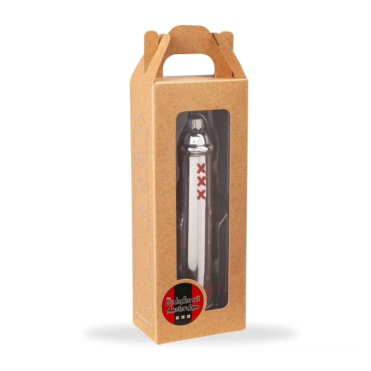 De Ballen Uit Kerstornament Amsterdammertje Zilver