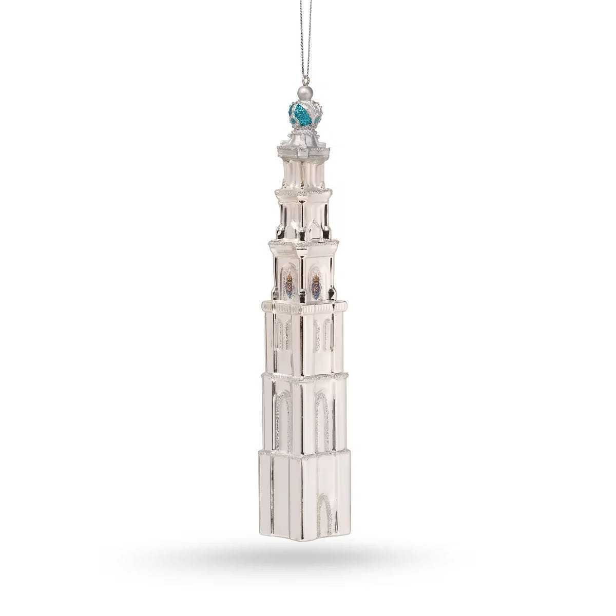 De Ballen Uit Kerstornament Westertoren Zilver
