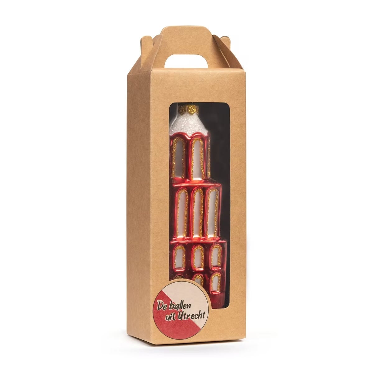 De Ballen Uit Kerstornament Domtoren Rood