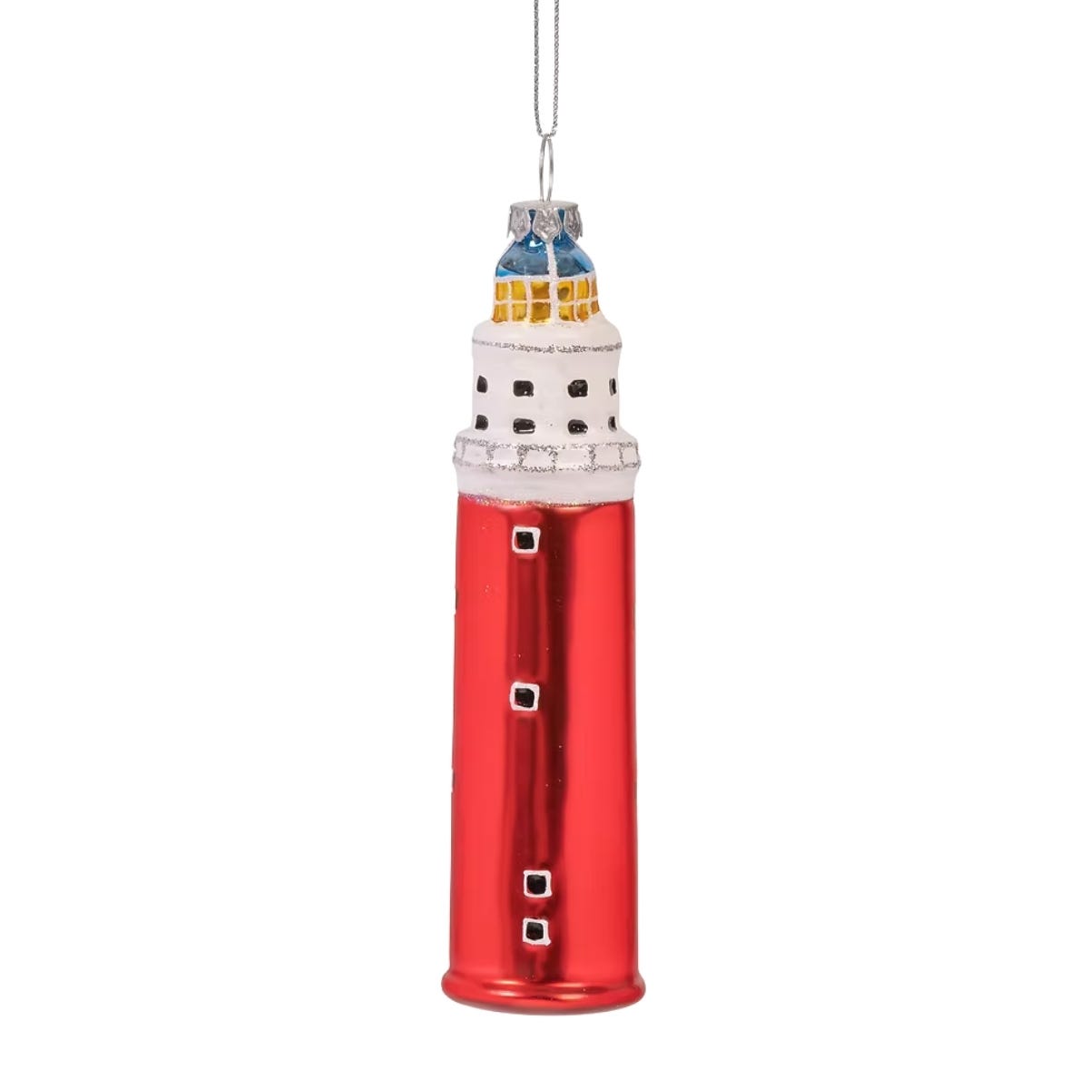 De Ballen Uit Kerstornament Vuurtoren Texel - Eierland Rood