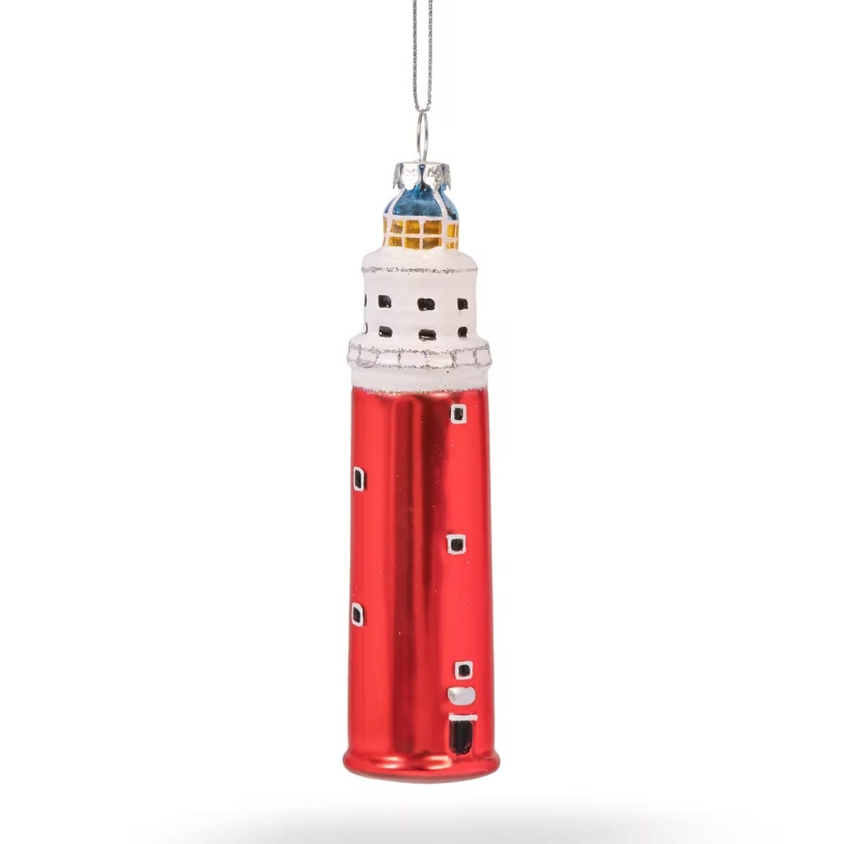 De Ballen Uit Kerstornament Vuurtoren Texel - Eierland Rood