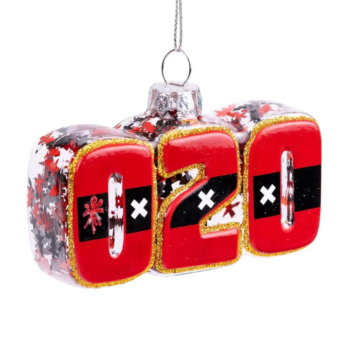 De Ballen Uit Kerstornament 020 Amsterdam Rood