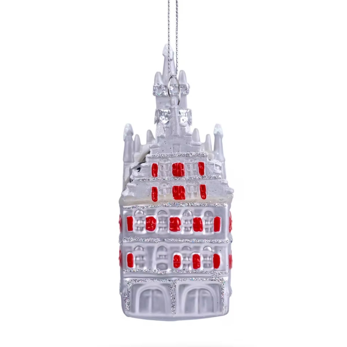 De Ballen Uit Kerstornament Gouda Stadhuis Zilver