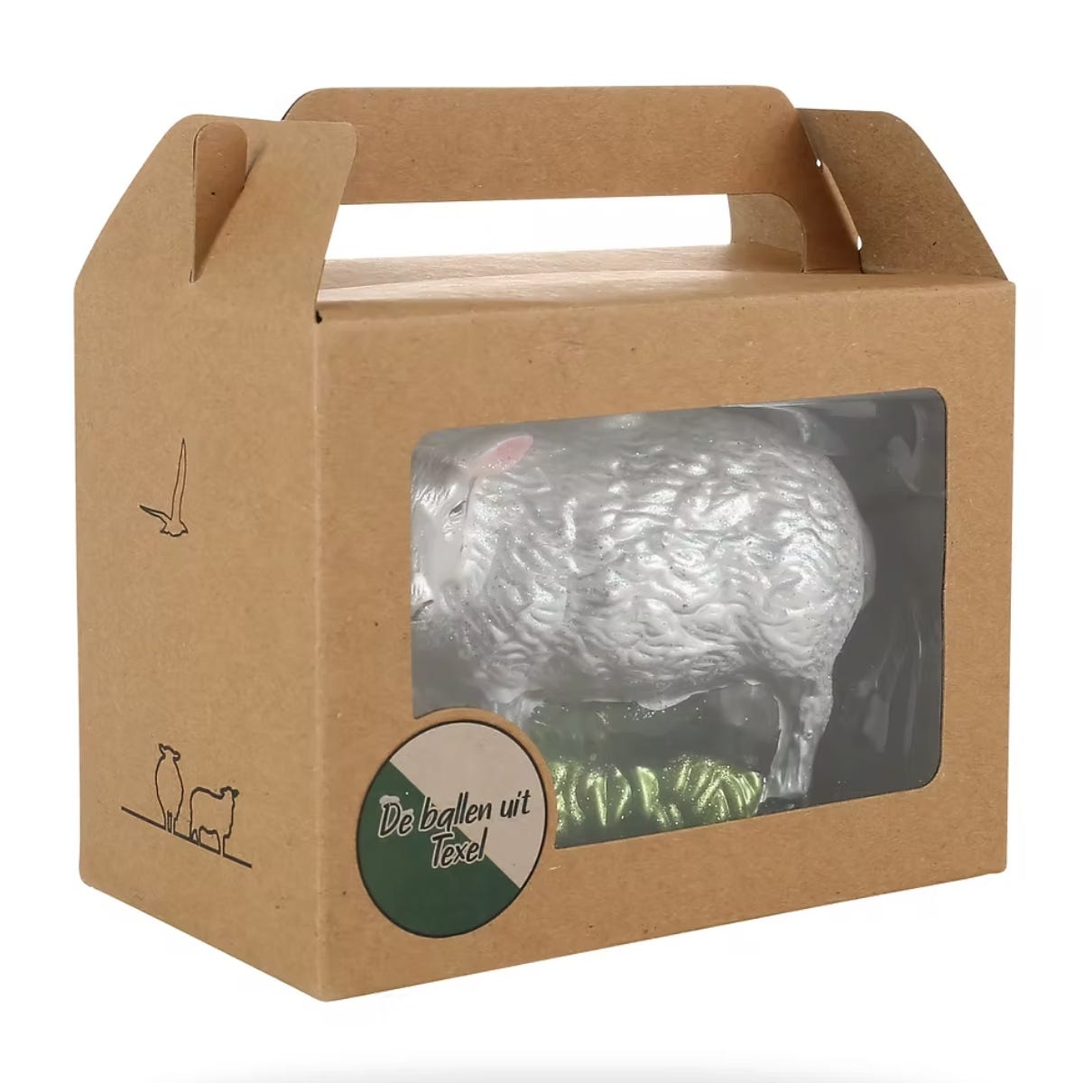 De Ballen Uit Kerstornament Texels Schaap Wit