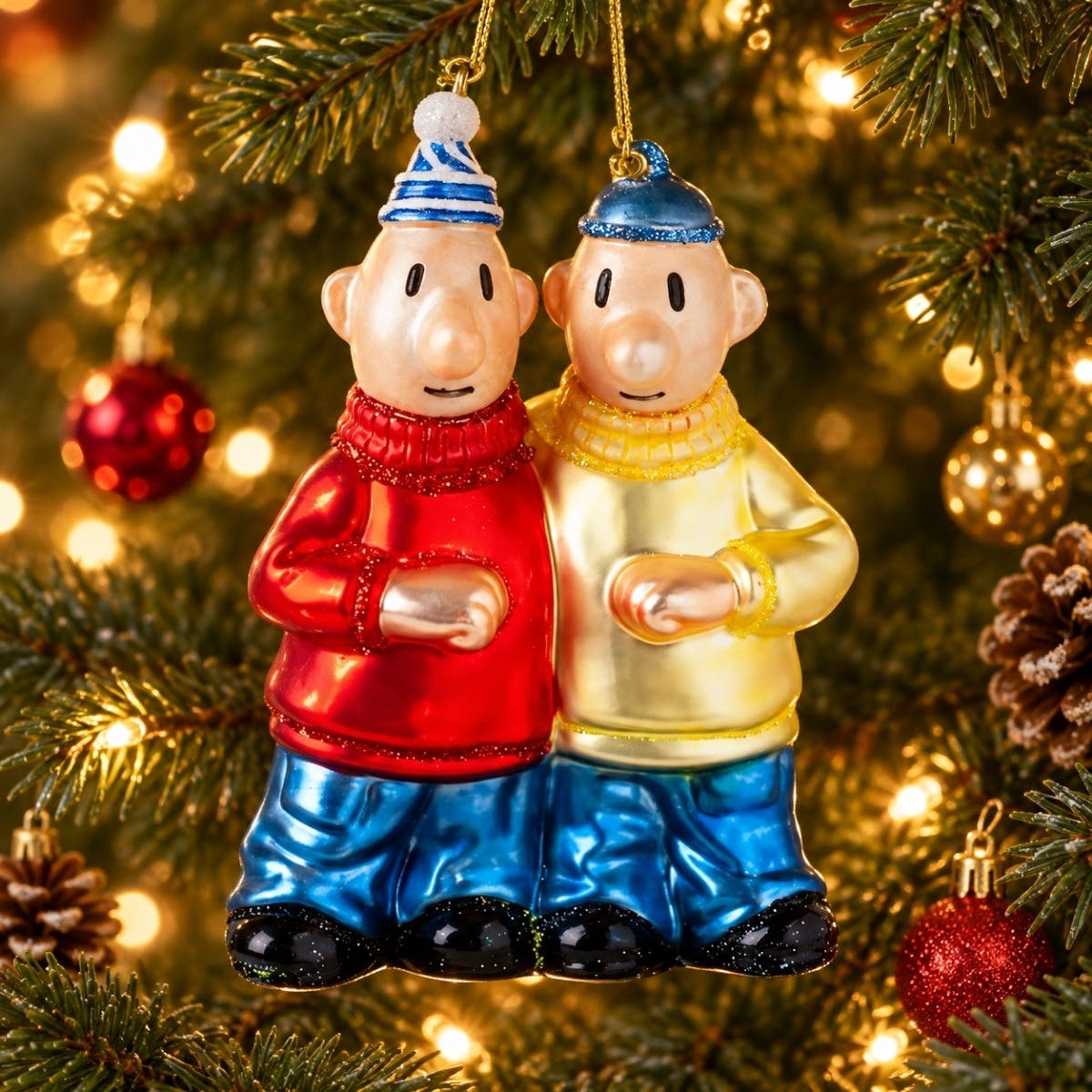 De Ballen Uit Kerstornament Buurman & Buurman 8 x 4 x 12 cm