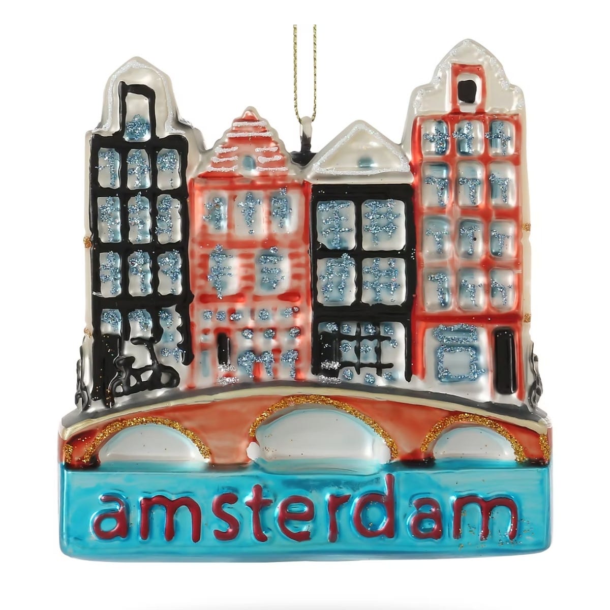 De Ballen Uit Kerstornament Grachtenbal Amsterdam Multicolor