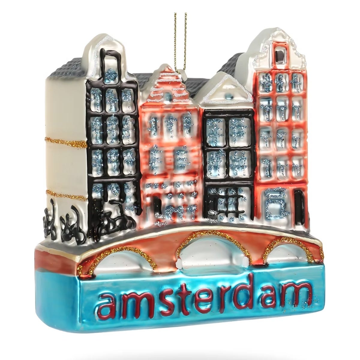 De Ballen Uit Kerstornament Grachtenbal Amsterdam Multicolor