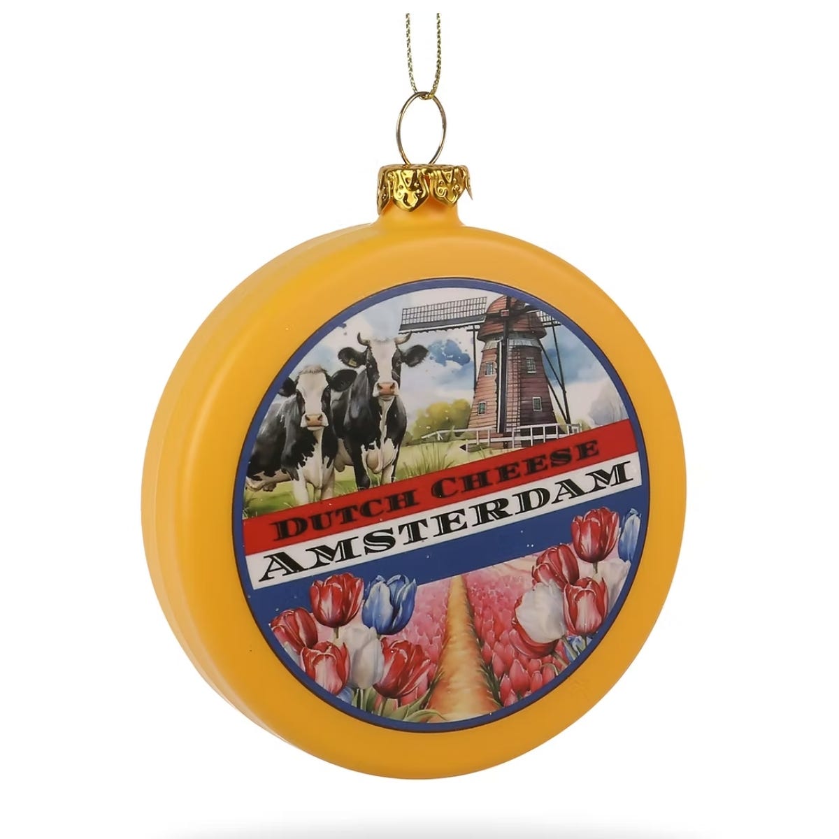 De Ballen Uit Kerstornament Kaas Amsterdam Geel
