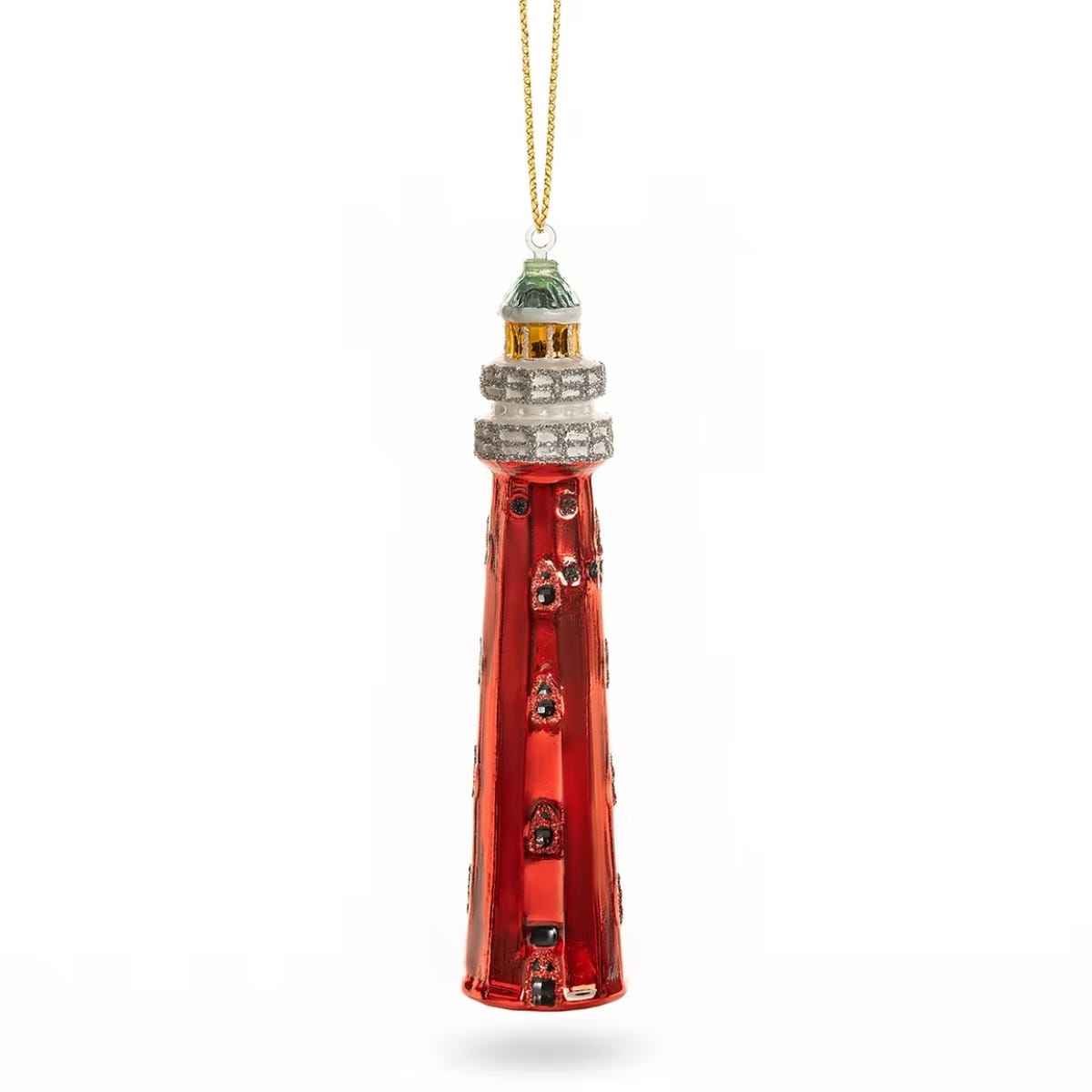 De Ballen Uit Kerstornament Scheveningen Vuurtoren Rood