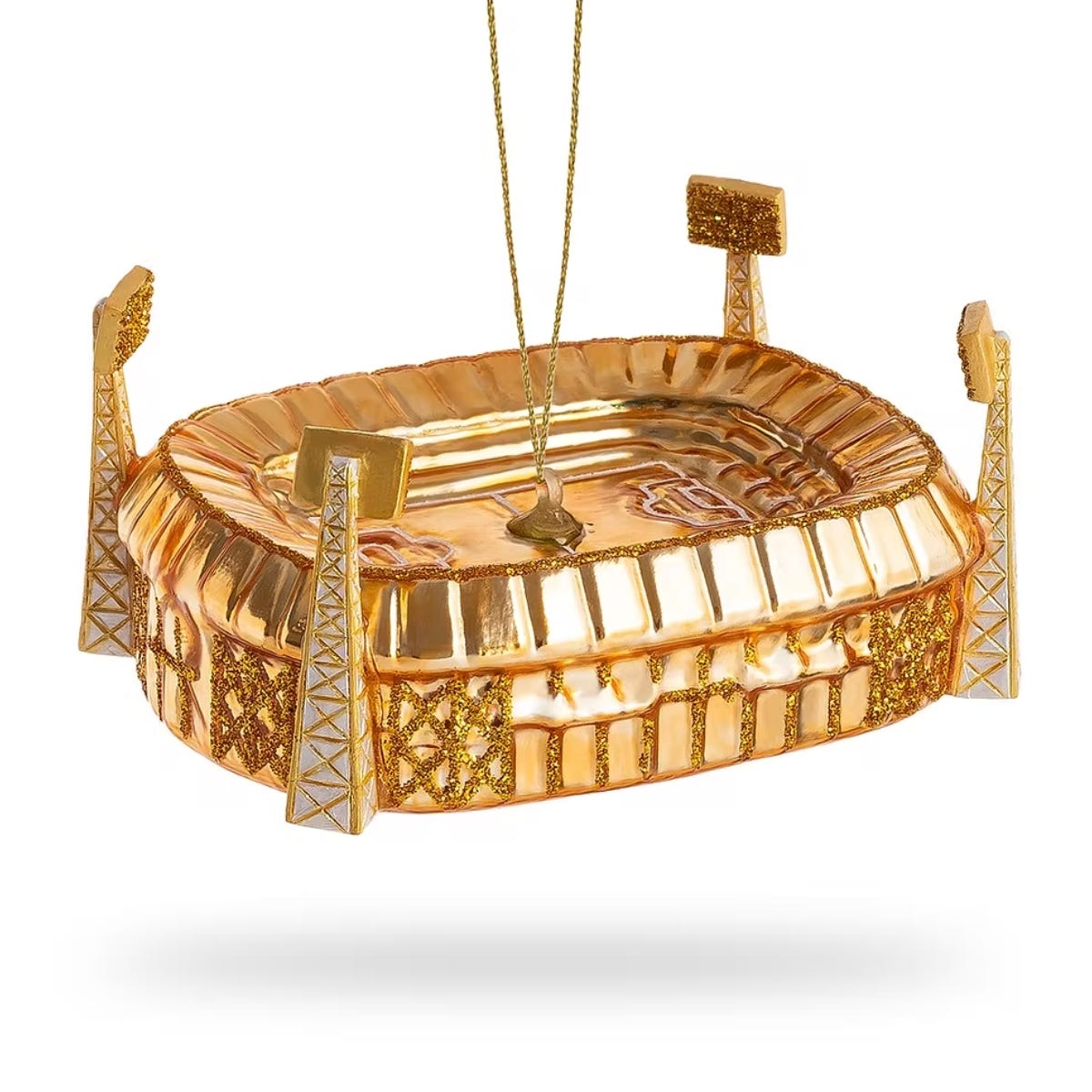 De Ballen Uit Kerstornament De Kuip Goud