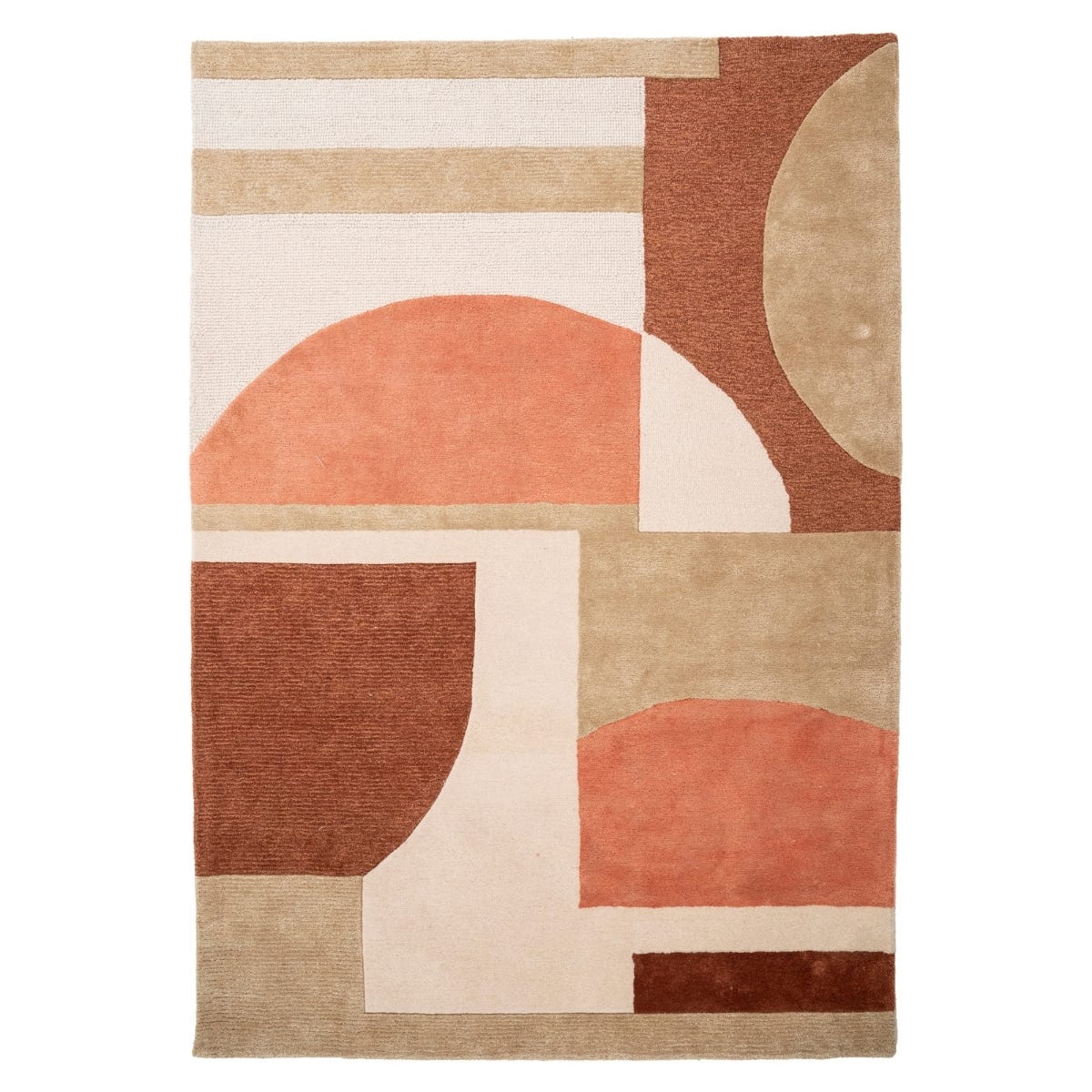 By-Boo Vloerkleed Kazi Terracotta 190 x 290 cm