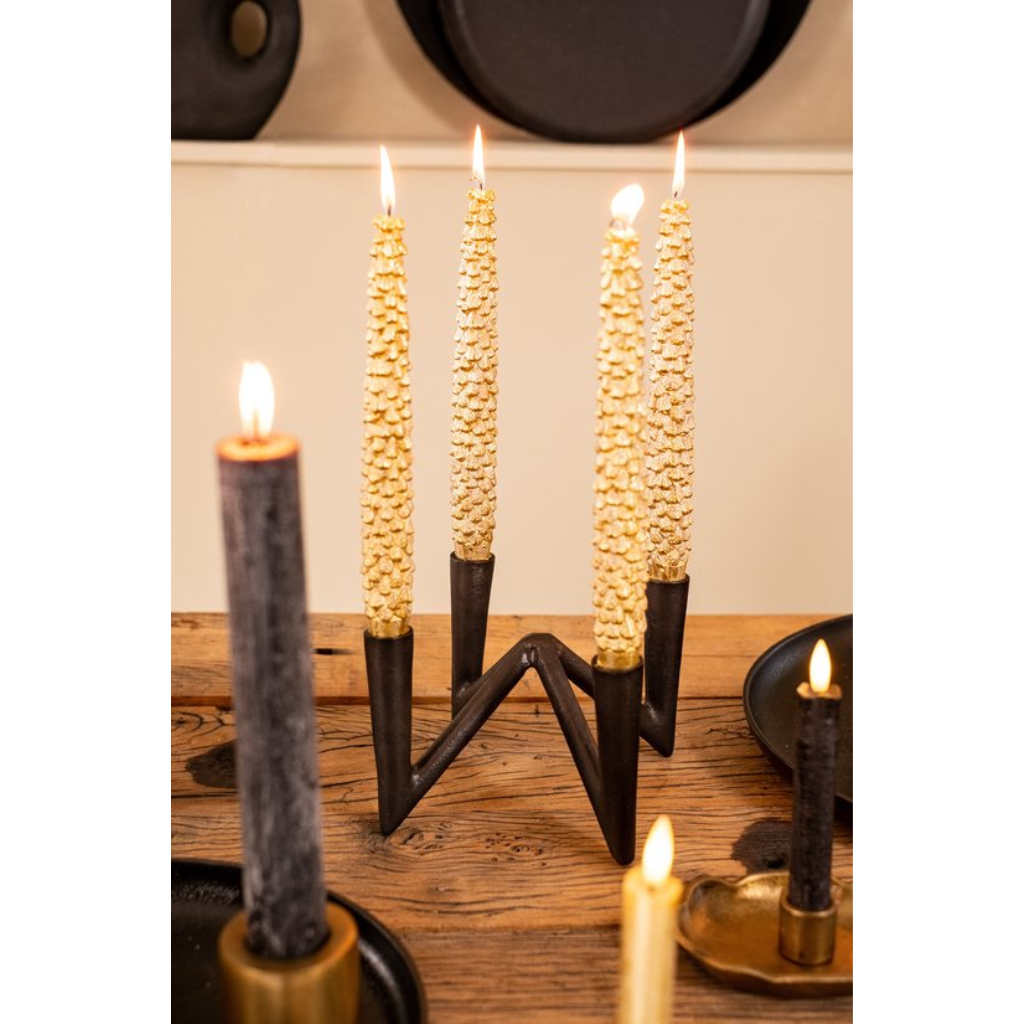 Home Society Dinerkaars Pinetree Goud 25 cm