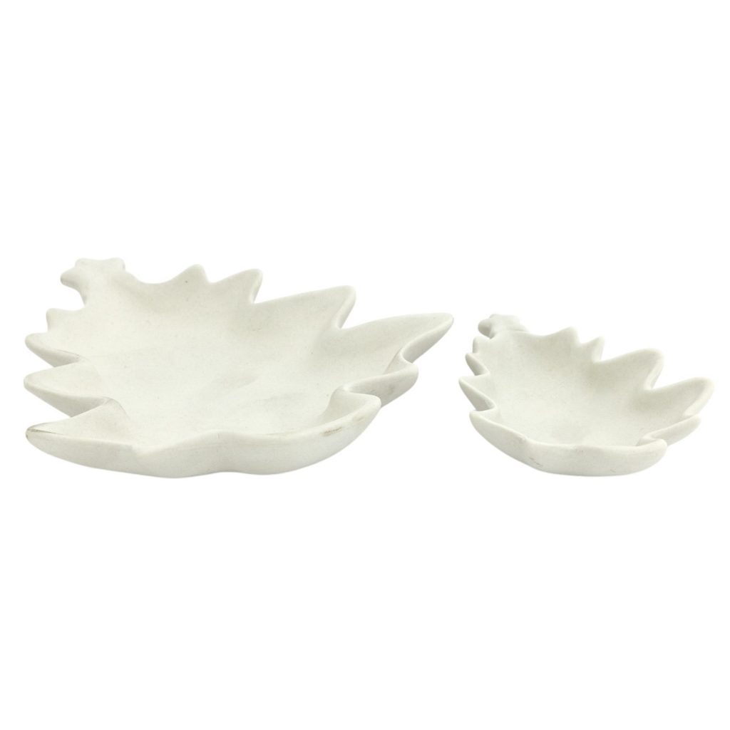 Home Society Bowl Tree Fira Set 2 wit 15.3 x 18 x 2.4 cm