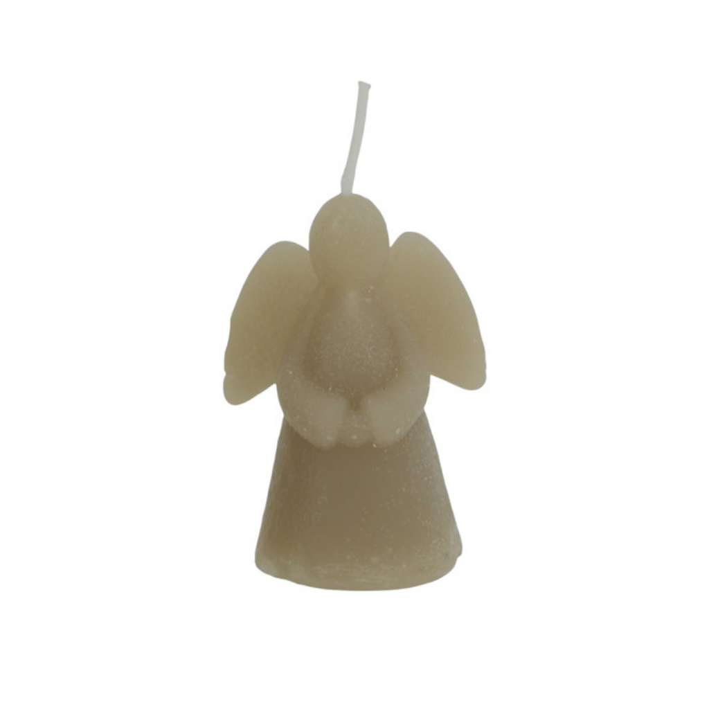 Home Society Deco Candle Cherub S grijs