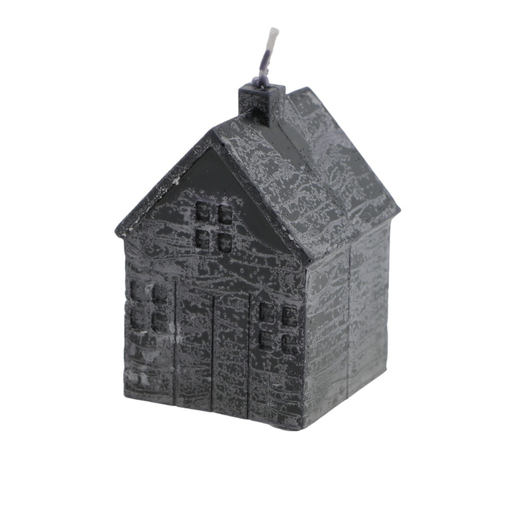 Home Society Kaars Huis S Zwart 8.5 cm
