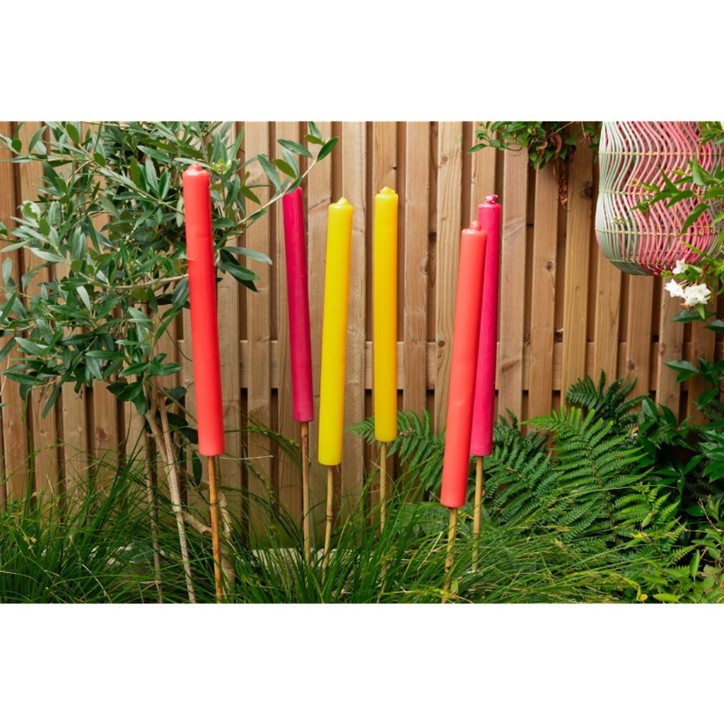 Home Society Tuinfakkel Geel 35 x 35 x 95 cm