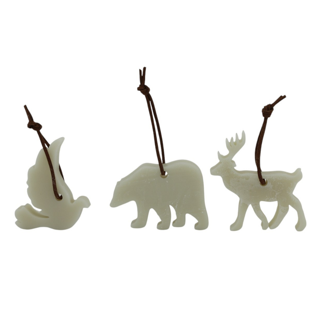Home Society kaars ornament wax animal grijs