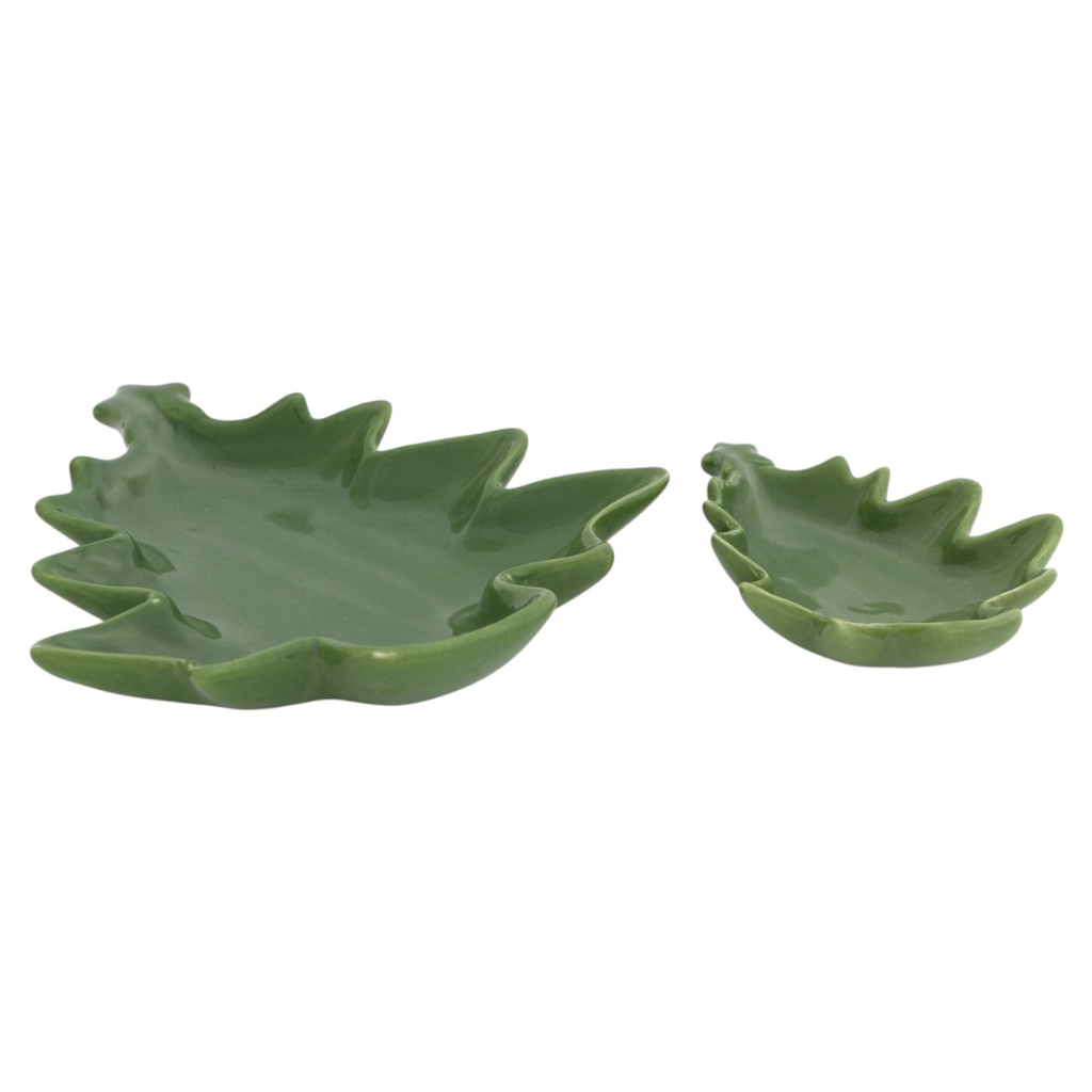 Home Society Bowl Tree Fira Set 2 groen 15.3 x 18 x 2.4 cm