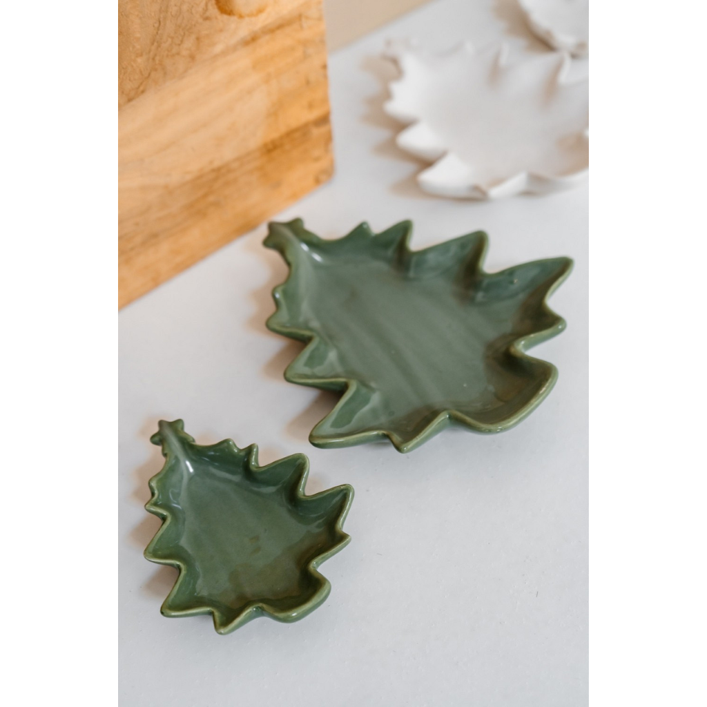 Home Society Bowl Tree Fira Set 2 groen 15.3 x 18 x 2.4 cm