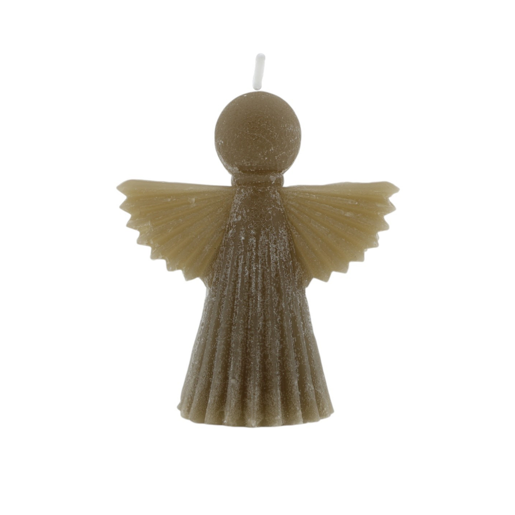 Home Society Deco Candle Angel Nova taupe