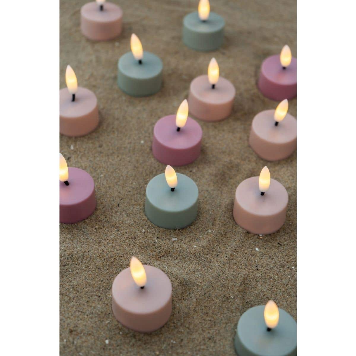 Home Society LED Waxinelichtjes 6 stuks Groen