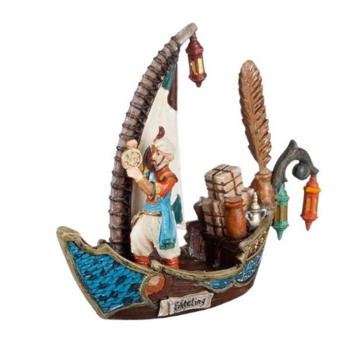 Luville Kerstdorpminiatuur Sinbad 10 x 4 x 8.5 cm