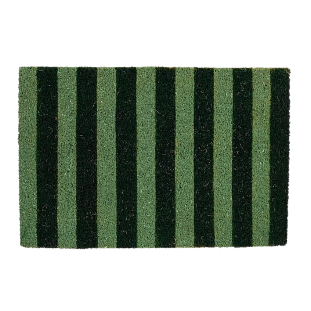 Mica Decorations deurmat streep groen 60 x 40 cm