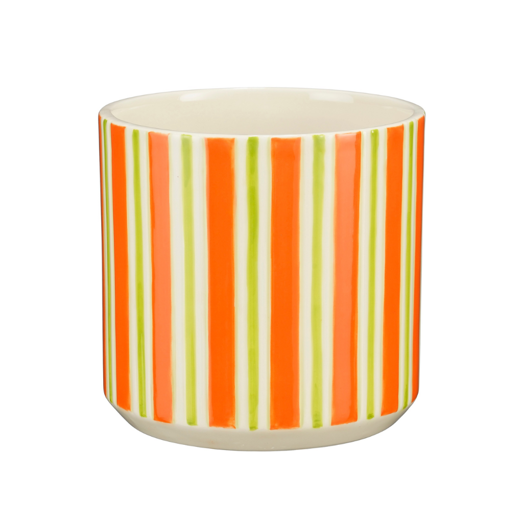 Mica Decorations Pot Julio oranje 13.5 x 13.5 cm