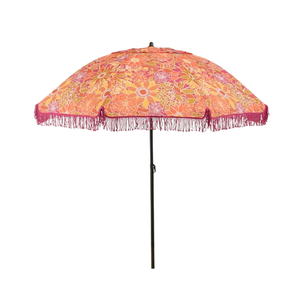 Mica Decorations Parasol Bloem Roze 238 x 220 cm