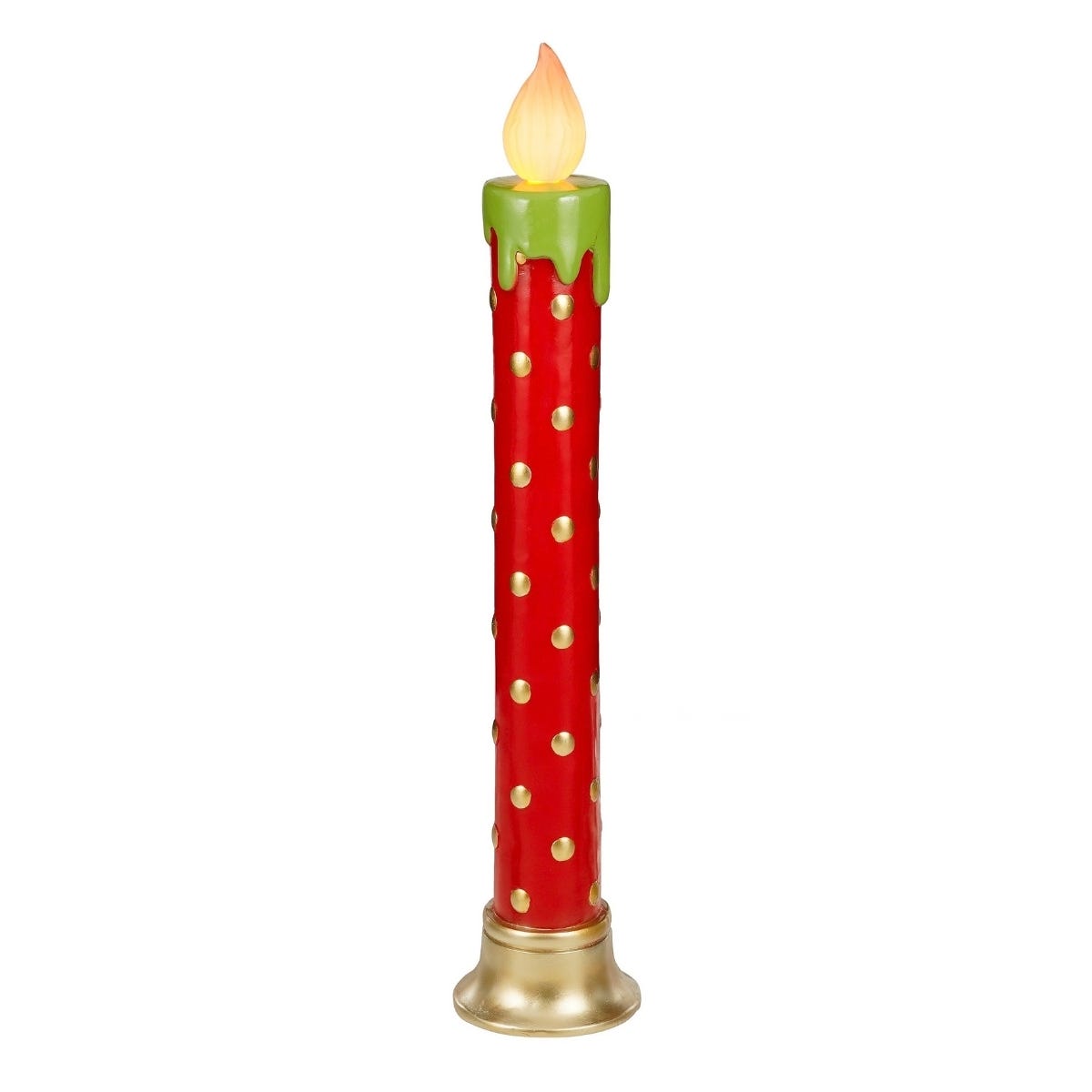 Mica Decorations LED Kaars Rood 25 x 25 x 123.5 cm