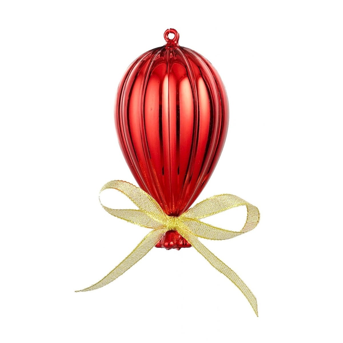 Mica Decorations Kerstornament Ballon Rood 6 x 6 x 11 cm