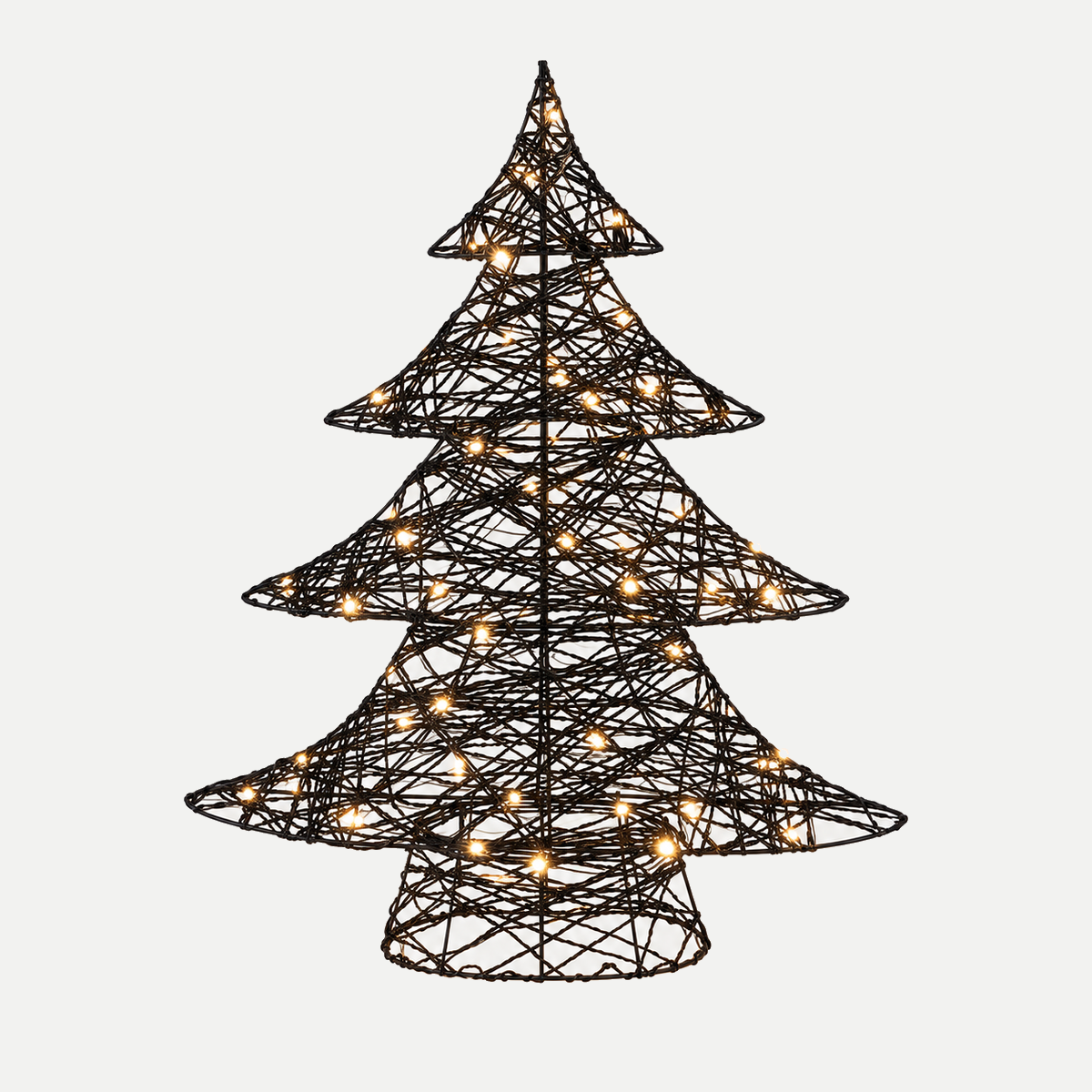 De Bosrand Verlicht Kerstfiguur Boom Warm Wit 50 x 13 x 60 cm
