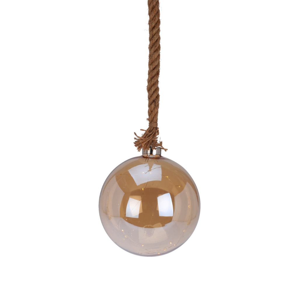 Bal aan touw LED 20 cm