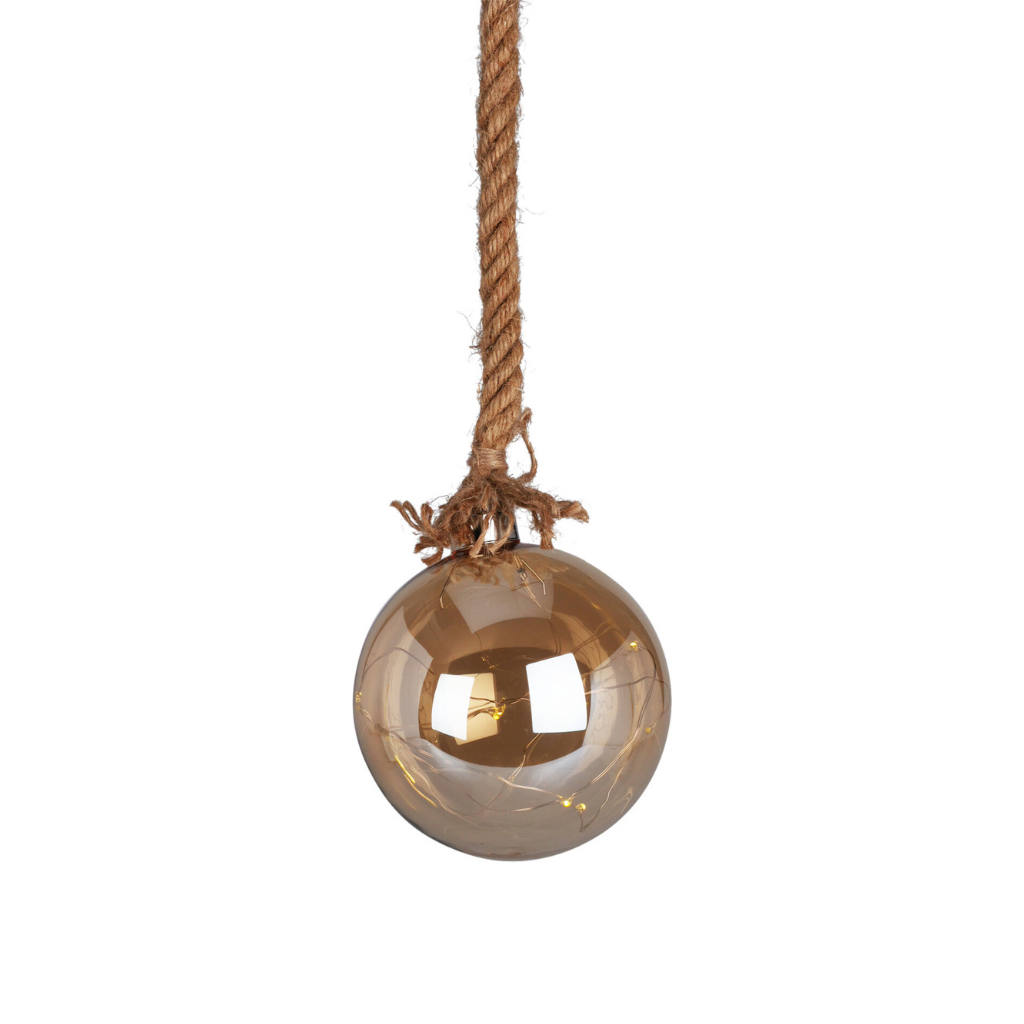 Bal aan touw LED 15 cm