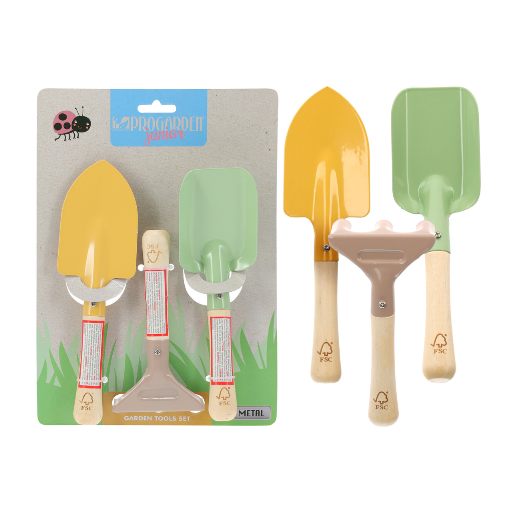 Progarden Tuingereedschap set voor kinderen 3 stuks