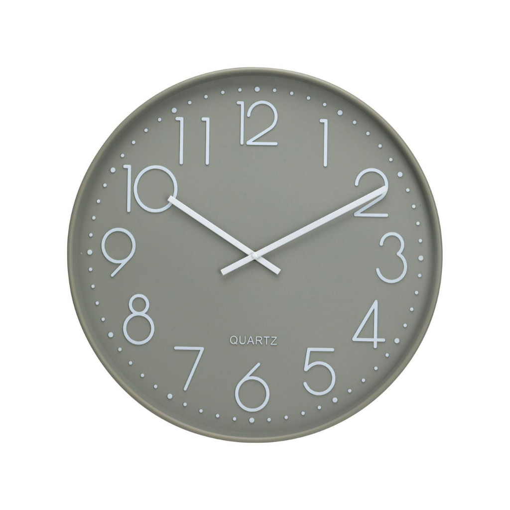 Wandklok glas groen 50 cm