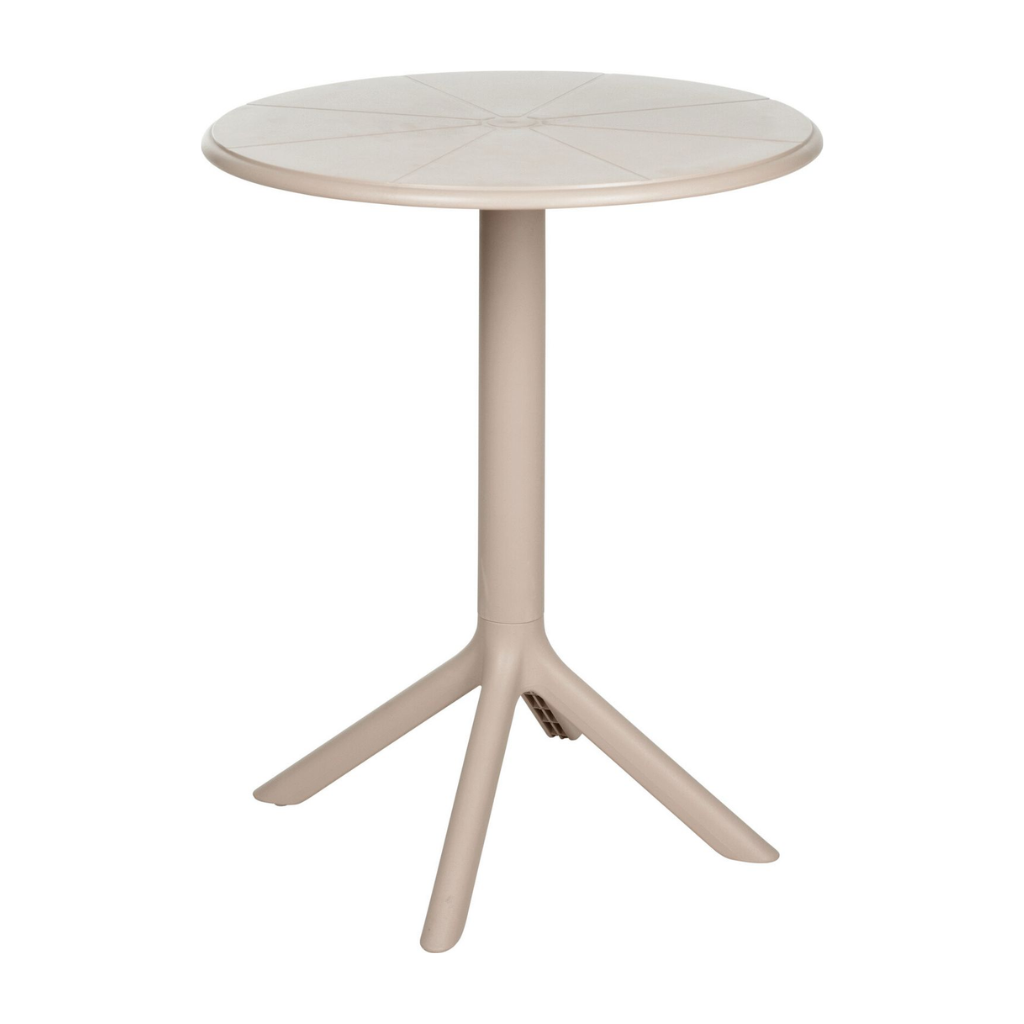 Pro Garden Bistrotafel Kunststof Beige 60 x 75 cm