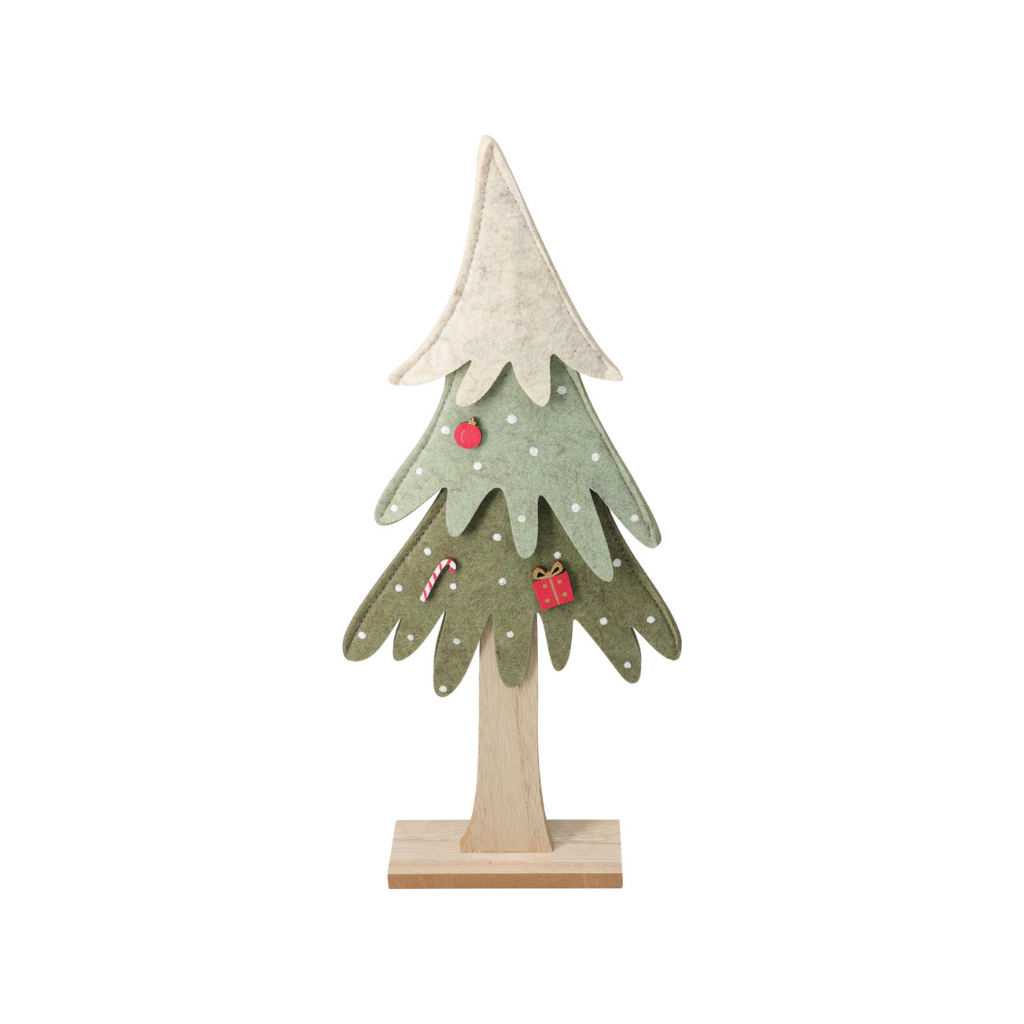 Kerstboom vilt groen 27 cm