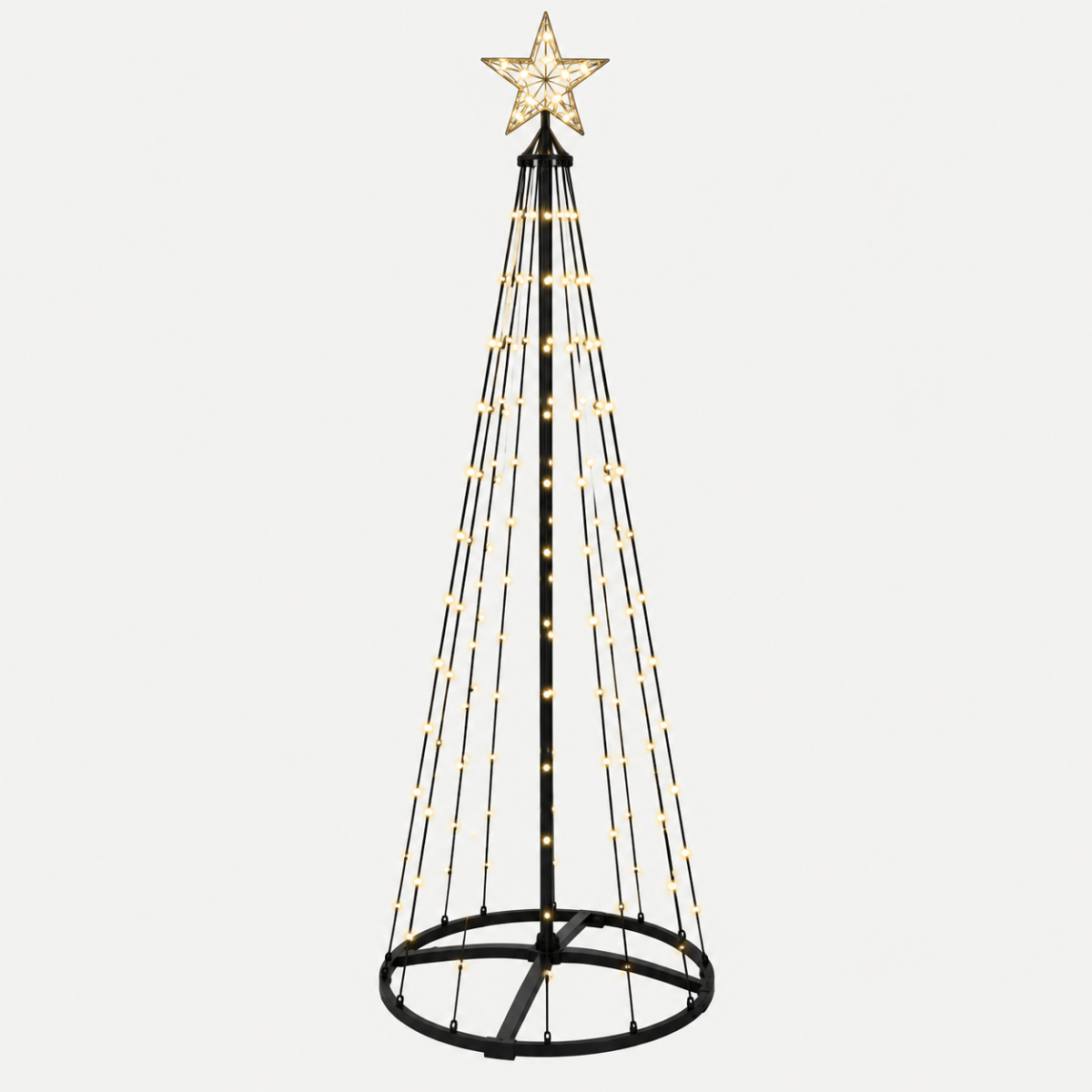 De Bosrand Vlaggenmast verlichting Boom Warm Wit 550 Lampjes 300 cm
