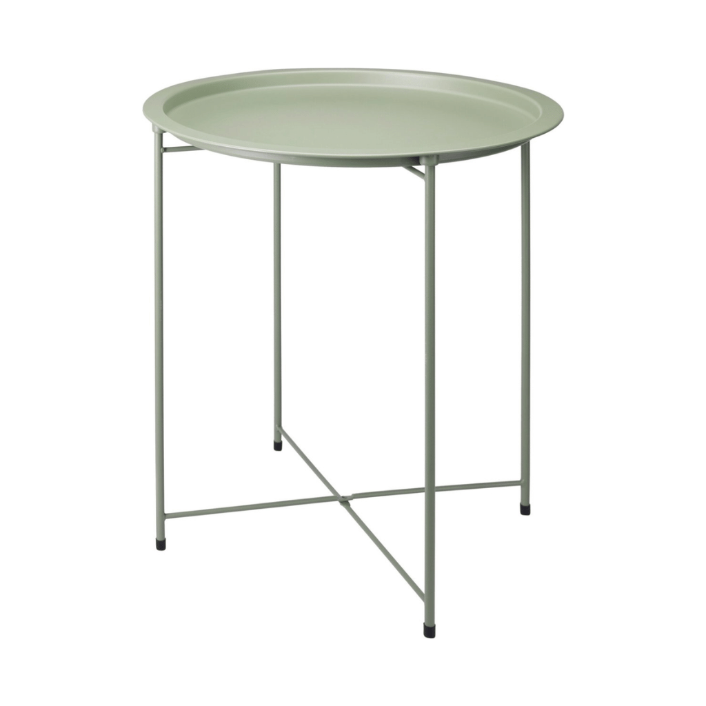 Home & Styling Bijzettafel Mat Green 47 x 50 cm