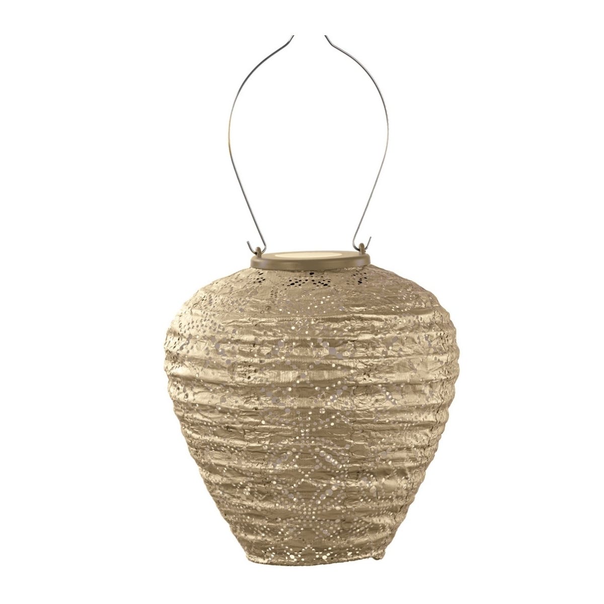 Lumiz Solar Lampion Mandela Goud 20 x 20 x 20 cm