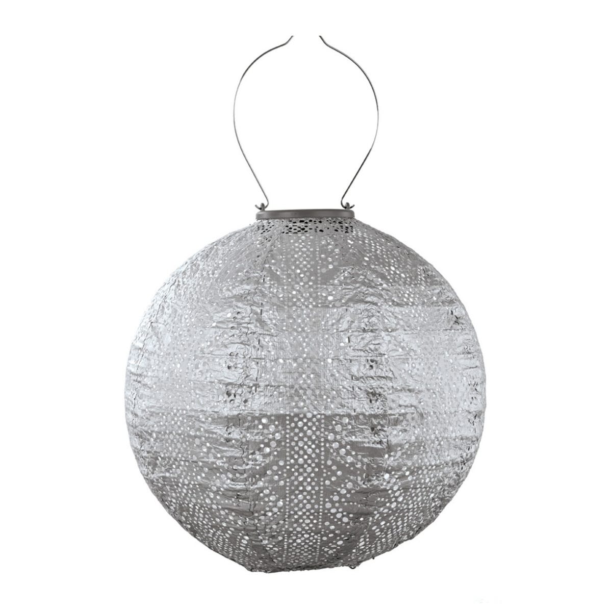 Lumiz Solar Lampion Lace Zilver 30 x 30 x 29 cm