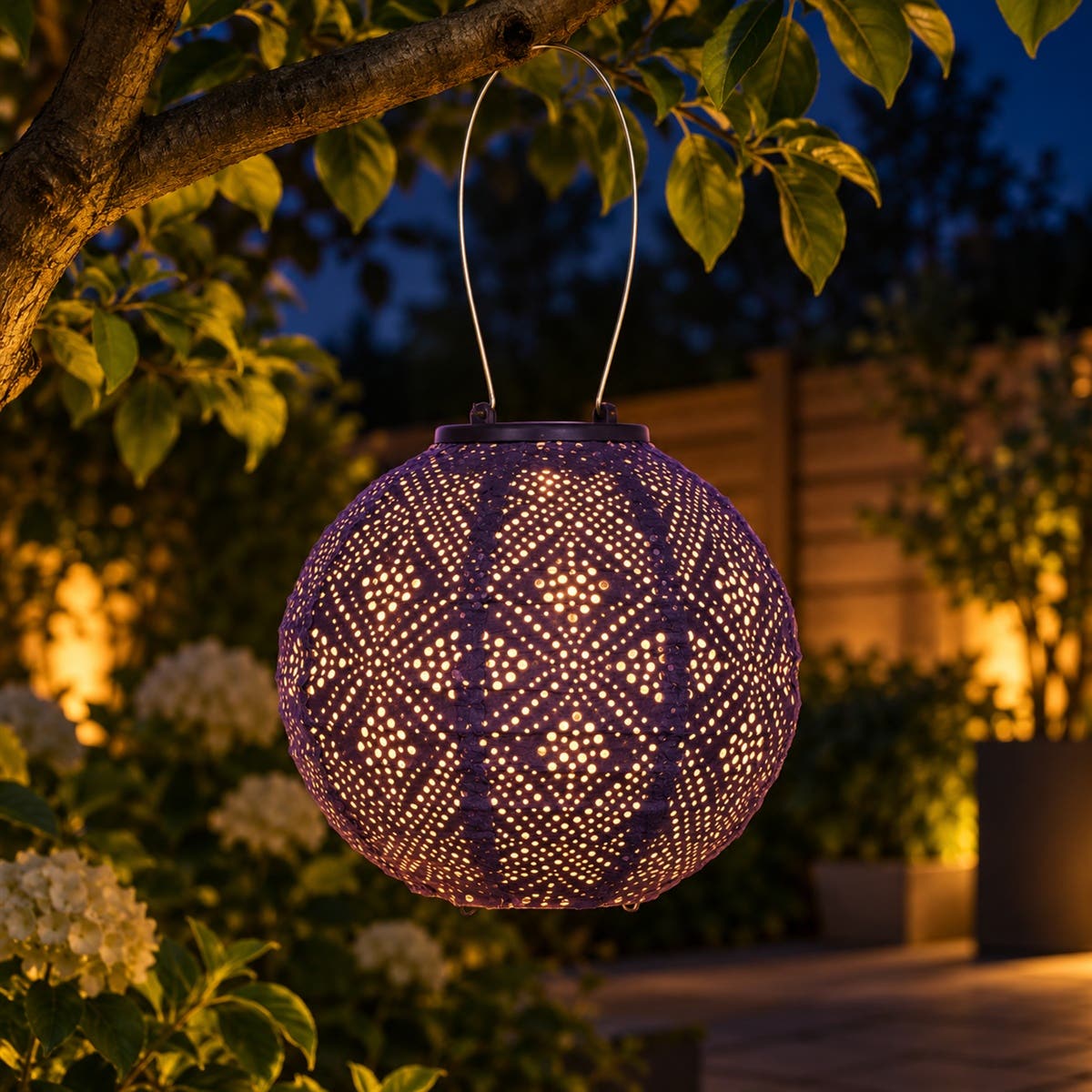Lumiz Solar Lampion Topaze Blauw 20 x 20 x 18 cm