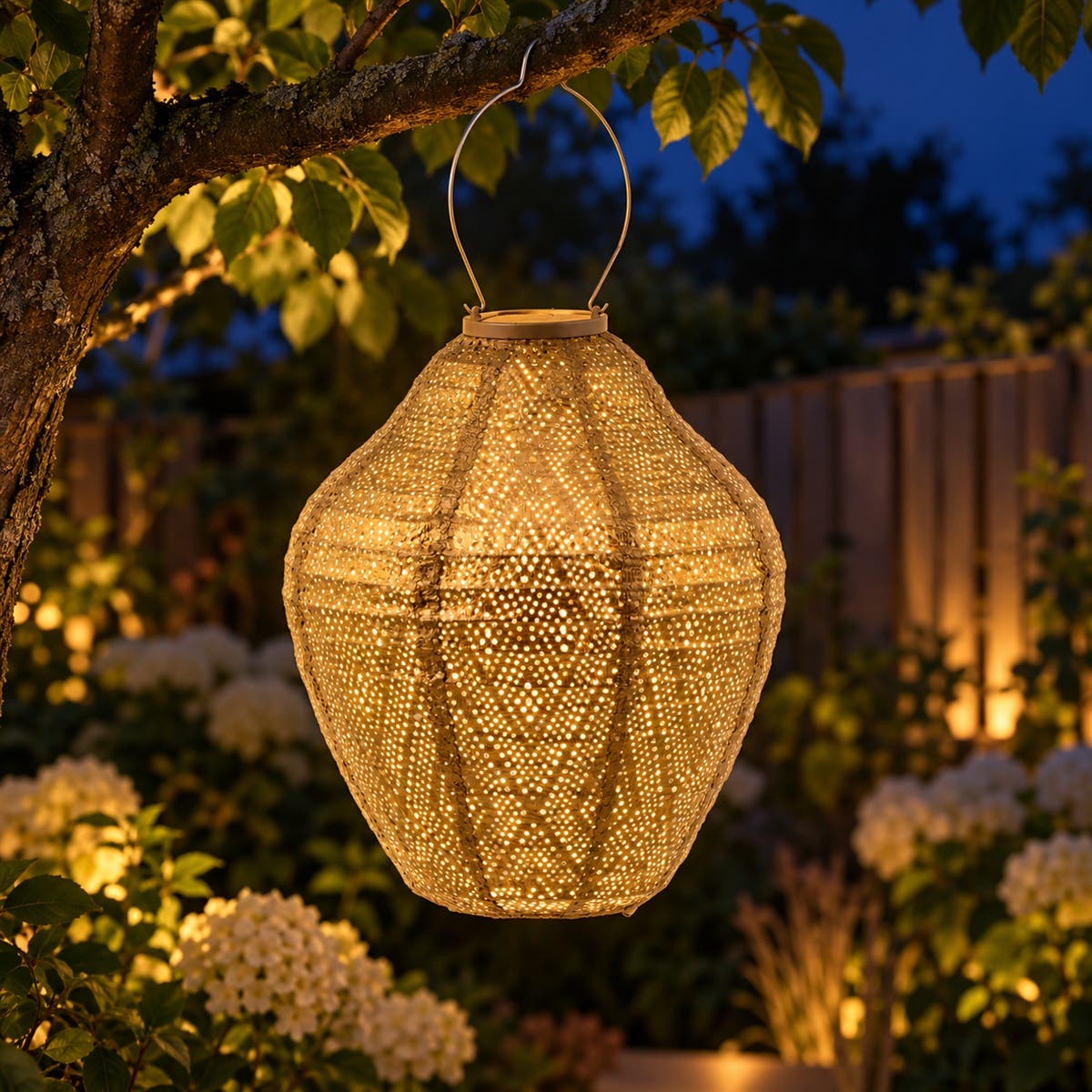 Lumiz Solar Lampion Ikat Goud 30 x 30 x 29 cm