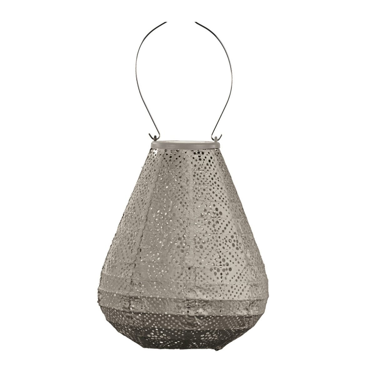 Lumiz Solar Lampion Topaze Grijs 20 x 20 x 22.5 cm