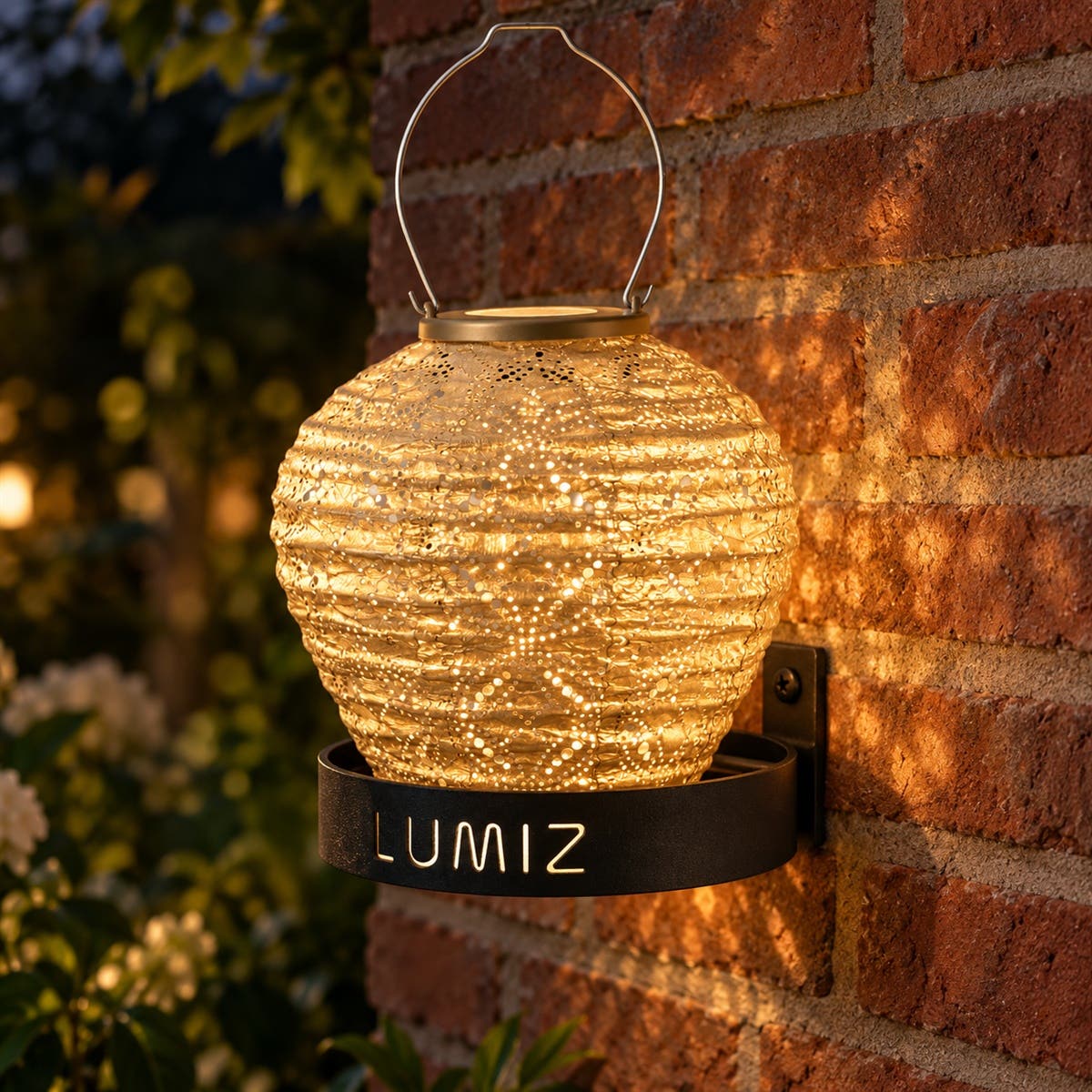 Lumiz Muurring Zwart 12 x 12 x 8 cm