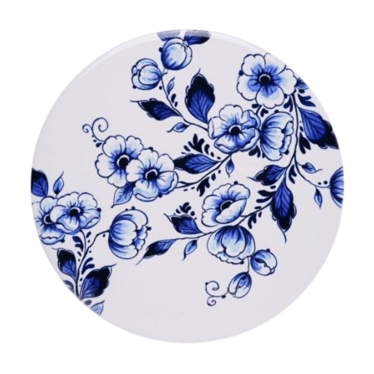 Heinen Delfts Blauw Onderzetters Hollandse plaatjes 4 stuks